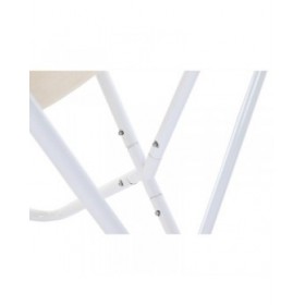 Poltrona da giardino DKD Home Decor Bianco Nero Ferro 74 x 65 x 90 cm