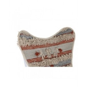 Poltrona da giardino DKD Home Decor Bianco Arancio Ferro 74 x 65 x 90 cm