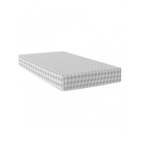 Lenzuolo con angoli aderenti HappyFriday Basic Kids Grigio 90 x 200 x 32 cm Vichy