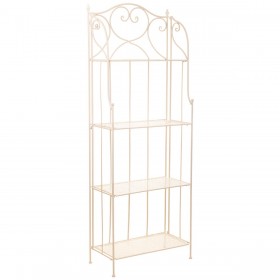 Scaffale Alexandra House Living Bianco Metallo Ferro 28 x 70 x 28 cm
