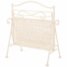 Portariviste Alexandra House Living Bianco Forjare 36 x 33 x 38 cm