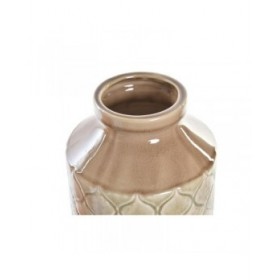 Vaso DKD Home Decor Porcellana Arancio Verde (20 x 20 x 35 cm) (2 Unità)