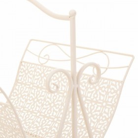 Portariviste Alexandra House Living Bianco Forjare 36 x 33 x 38 cm