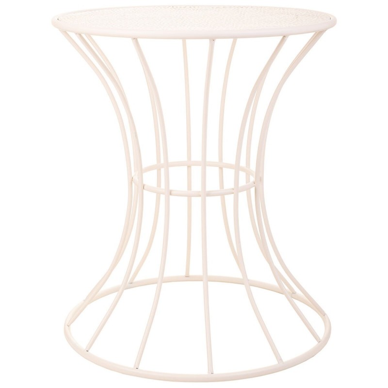 Tavolo aggiuntivo Alexandra House Living Bianco Ferro 20 x 50 x 21 cm