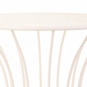 Tavolo aggiuntivo Alexandra House Living Bianco Ferro 20 x 50 x 21 cm