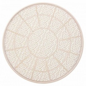 Tavolo aggiuntivo Alexandra House Living Bianco Ferro 20 x 50 x 21 cm