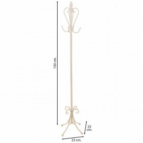 Attaccapanni da Terra Alexandra House Living Bianco 90 x 214 x 161 cm
