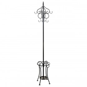 Attaccapanni da Terra Alexandra House Living Nero 26 x 38 x 26 cm