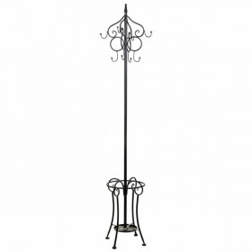 Attaccapanni da Terra Alexandra House Living Nero 26 x 38 x 26 cm