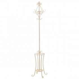 Attaccapanni da Terra Alexandra House Living Bianco 26 x 38 x 26 cm