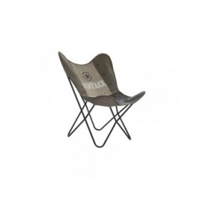 Sedia da Sala da Pranzo DKD Home Decor Marrone Nero Grigio 76 x 76 x 96 cm