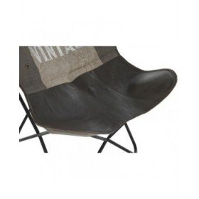 Sedia da Sala da Pranzo DKD Home Decor Marrone Nero Grigio 76 x 76 x 96 cm