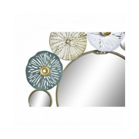 Specchio da parete DKD Home Decor Verde Dorato Orientale 50 x 5 x 51 cm