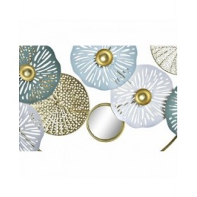 Statua Decorativa DKD Home Decor Specchio Dorato Metallo (44 x 8 x 46 cm)
