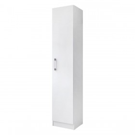 Armadio per Scope Alexandra House Living Bianco Legno MDP 35 x 170 x 32 cm 1 ușă Reversibile