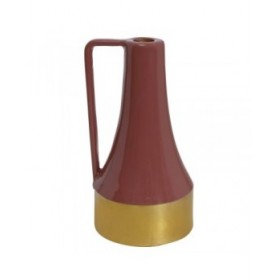 Portacandele DKD Home Decor Metallo Laccato (11 x 11 x 20 cm) (2 Unità)