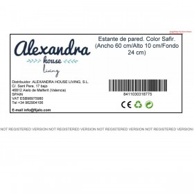 Mensole Alexandra House Living Rovere Legno MDP 60 x 10 x 24 cm