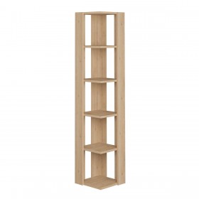Scaffale ad Angolo Alexandra House Living Rovere Legno MDP 33 x 161 x 33 cm 5 Mensole
