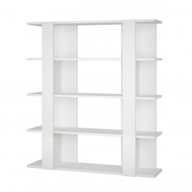 Libreria Alexandra House Living Bianco Legno MDP 110 x 122 x 29 cm 4 Mensole