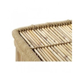 Set di Cesti DKD Home Decor Naturale Bambù Corda (2 Pezzi)
