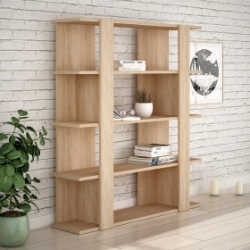 Libreria Alexandra House Living Rovere Legno MDP 110 x 122 x 29 cm 4 Mensole