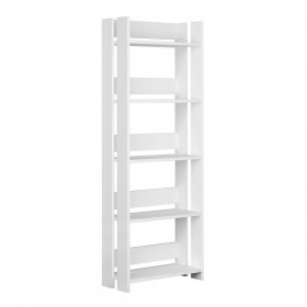 Libreria Alexandra House Living Bianco Legno MDP 57 x 155 x 25 cm 5 Mensole