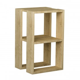 Tavolino da Caffè Alexandra House Living Rovere Legno MDP 60 x 32 x 60 cm 1 Mensole
