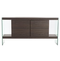 Tavolino da Caffè Alexandra House Living Rovere Legno MDP 60 x 32 x 60 cm 1 Mensole