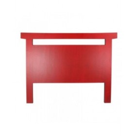Testiera del Letto DKD Home Decor Nero Rosso Legno Abete Legno MDF 160 x 4 x 120 cm