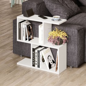 Scaffale Alexandra House Living Bianco Legno MDP 60 x 60 x 19 cm