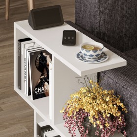 Scaffale Alexandra House Living Bianco Legno MDP 60 x 60 x 19 cm