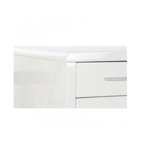 Scrivania DKD Home Decor Bianco Argentato Metallo Legno MDF 120 x 55 x 76 cm