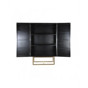 Armadio DKD Home Decor   110 x 50 x 180 cm Nero Metallo Pioppo