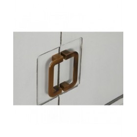 Credenza DKD Home Decor Bianco Metallo Pioppo (178 x 50 x 90 cm)