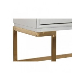 Credenza DKD Home Decor Bianco Metallo Pioppo (178 x 50 x 90 cm)