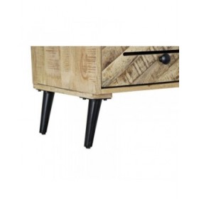 Scaffale DKD Home Decor Nero Metallo Marrone scuro Legno di mango 100 x 40 x 180 cm