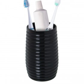 Portaspazzolini da Denti Alexandra House Living Nero Acrilico Plastica 7 x 12 x 7 cm