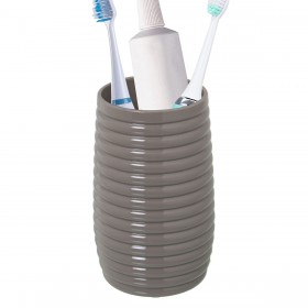 Portaspazzolini da Denti Alexandra House Living Beige Acrilico Plastica 7 x 12 x 7 cm