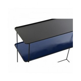 Set di mobili DKD Home Decor Azzurro Nero 70 x 27 x 45 cm 40 x 27 x 45 cm 80 x 27 x 65 cm 80 x 27,5 x 65 cm