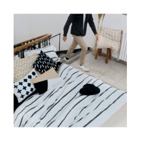 Copripiumino HappyFriday Blanc Blush Sand Multicolore 155 x 220 cm