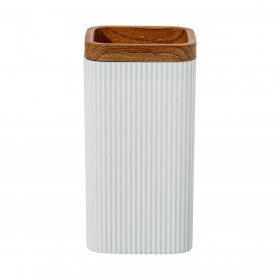 Portaspazzolini da Denti Alexandra House Living Bianco Acrilico Plastica 7 x 13 x 7 cm