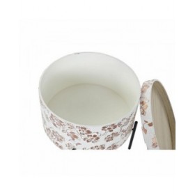 Tavolino Aggiuntivo DKD Home Decor Bianco Nero 38 x 38 x 39 cm