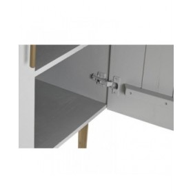 Armadio DKD Home Decor Bianco Dorato Ferro Legno di mango 85 x 45 x 110 cm BAR