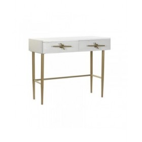 Ingresso DKD Home Decor Bianco Dorato 90 x 45 x 74 cm