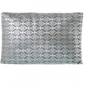 Cuscino Alexandra House Living Grigio Argentato Rettangolare 50 x 30 cm