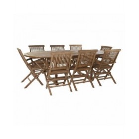 Tavolo con sedie DKD Home Decor 90 cm 180 x 120 x 75 cm