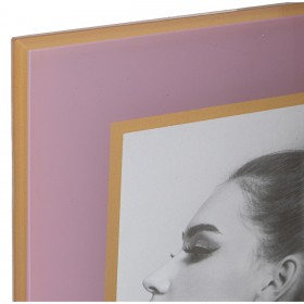 Cornice Portafoto Alexandra House Living Rosa Cristallo 18 x 1 x 23 cm