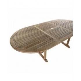 Tavolo da Pranzo DKD Home Decor Marrone Estensibile Teca (180 x 120 x 75 cm)