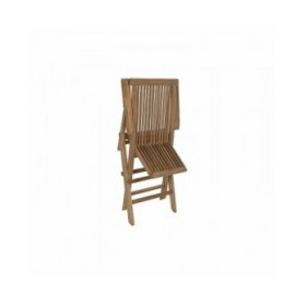 Sedia da giardino DKD Home Decor Marrone 57 x 47 x 90 cm Teca (57 x 47 x 90 cm)