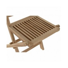Sedia da giardino DKD Home Decor Marrone 57 x 47 x 90 cm Teca (57 x 47 x 90 cm)